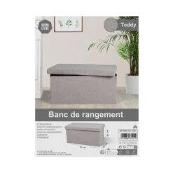 Merkloos Urban Living Poef/hocker/opbergbox - Lichtgrijs - 76 X 38 X 38 Cm 10 Merkloos Urban Living Poef/hocker/opbergbox - Lichtgrijs - 76 X 38 X 38 Cm -LeenBakker Winkel fcb8a3ce84a04a4d92391521df58c429