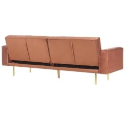 VISNES - Slaapbank 3-zits - Goudbruin - Fluweel 21 VISNES - Slaapbank 3-zits - Goudbruin - Fluweel -LeenBakker Winkel fdd1d153f1624e60a3287226321a127b