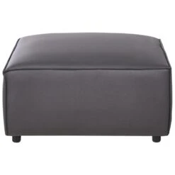 BRANDE - Ottomaan - Zwart - Kunstleer -LeenBakker Winkel fe1c7eb57fe74ad0b1ae4877cd55df0f