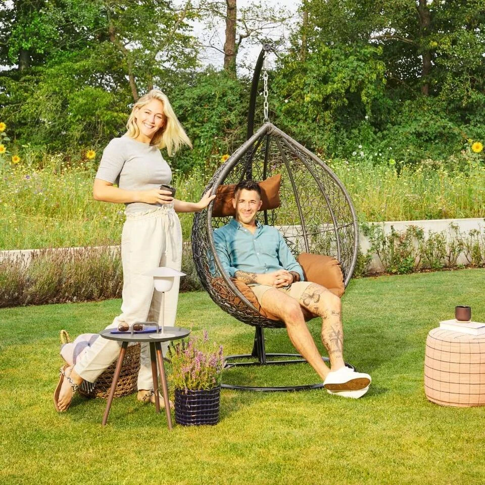 Merkloos HOME DELUXE Hangstoel CIELO Bruin Met Regenhoes 5 Merkloos HOME DELUXE Hangstoel CIELO Bruin Met Regenhoes - Afbeelding 3