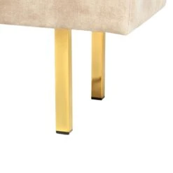 ROSEVILLE - Bankje - Beige - Fluweel 15 ROSEVILLE - Bankje - Beige - Fluweel -LeenBakker Winkel feba5ad0225c4db186426f51ecae349b