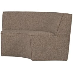 WOOOD 2-Zits Eetbank Europa - Polyester - Bruin - 133x133x87 -LeenBakker Winkel ffa000dd34164ce7948819bed9d2b5a1