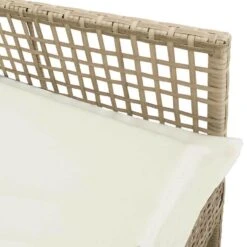 VidaXL - Tuinstoel - Beige - Poly Rattan - 53 X 60 X 85cm -LeenBakker Winkel fff55c3f0714452a8d9e94c74c8587ce