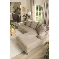 Bank Elsa Met Chaise Longue Rechts - Taupe 31 Bank Elsa Met Chaise Longue Rechts - Taupe -LeenBakker Winkel sf 10101371 03