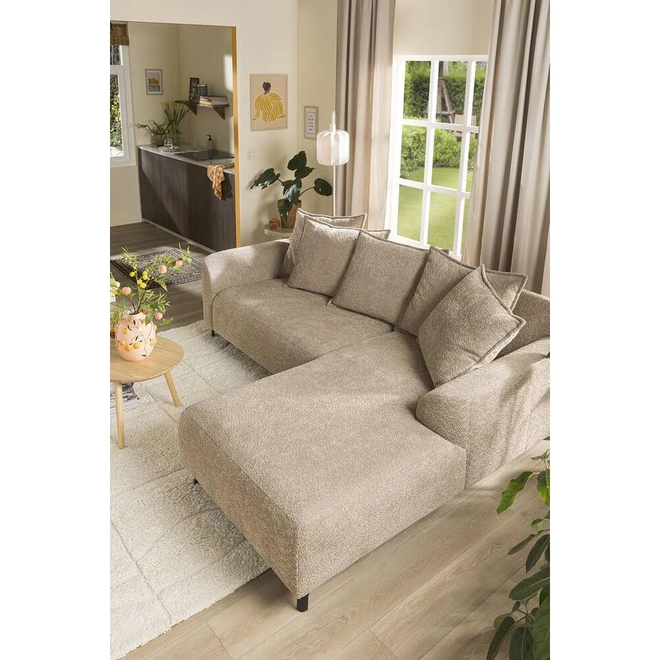 Bank Elsa Met Chaise Longue Rechts - Taupe 16 Bank Elsa Met Chaise Longue Rechts - Taupe - Afbeelding 14
