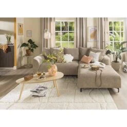 Bank Elsa Met Chaise Longue Rechts - Taupe 33 Bank Elsa Met Chaise Longue Rechts - Taupe -LeenBakker Winkel sf 10101371