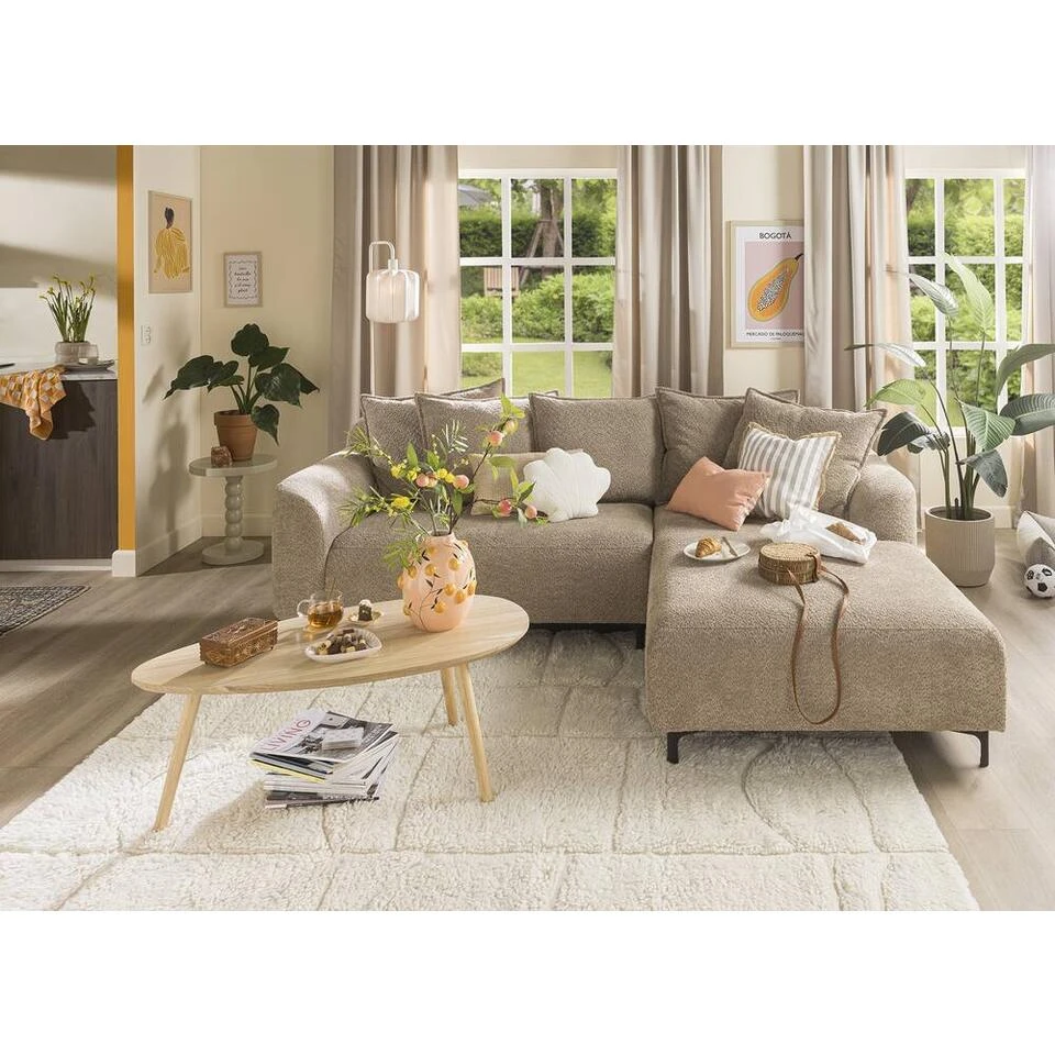 Bank Elsa Met Chaise Longue Rechts - Taupe 18 Bank Elsa Met Chaise Longue Rechts - Taupe - Afbeelding 16