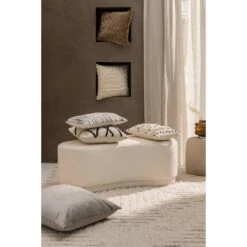 Poef Siena - Crème - 42x120x60 Cm -LeenBakker Winkel sf 11999591 1010