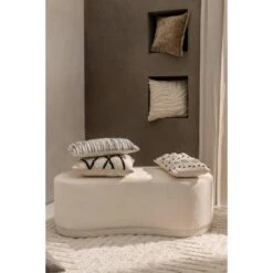 Poef Siena - Crème - 42x120x60 Cm -LeenBakker Winkel sf 11999591 1011