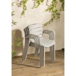 Stapelstoel Nice - Kunststof/zand -LeenBakker Winkel sf 50101146 02