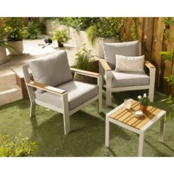 Loungefauteuil Biarritz - Zand/naturel -LeenBakker Winkel sf 50105525 01